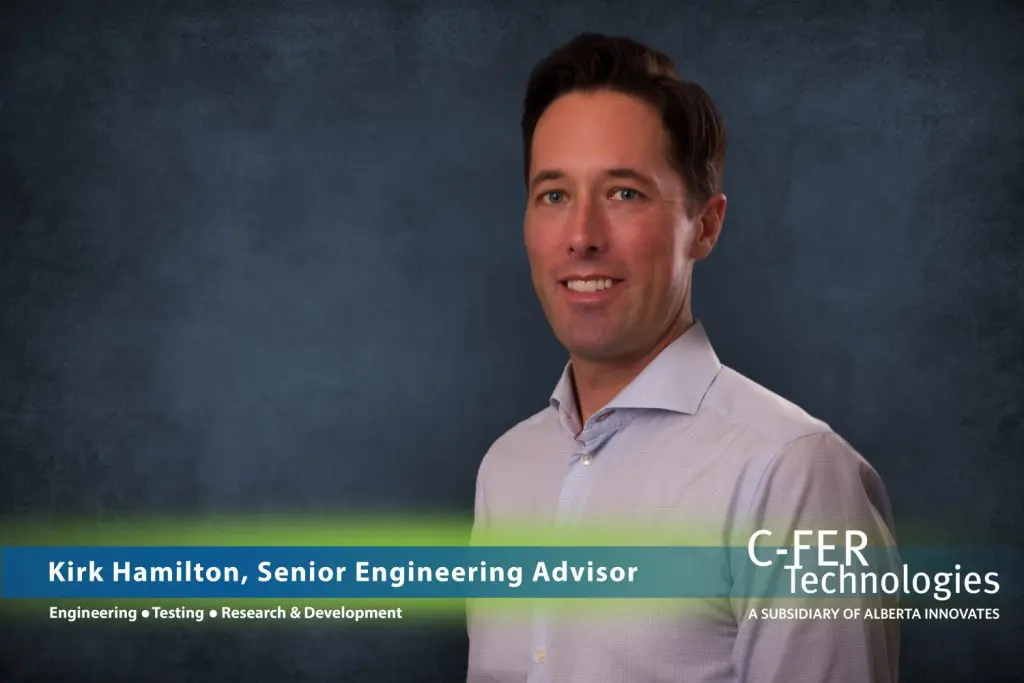 A photo of Kirk Hamilton, senior engineering advisor at C-FER Technologies