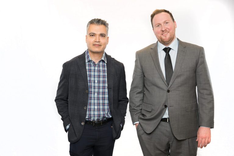 photo of Raj Padwal and Peter Wood of mmHg Inc